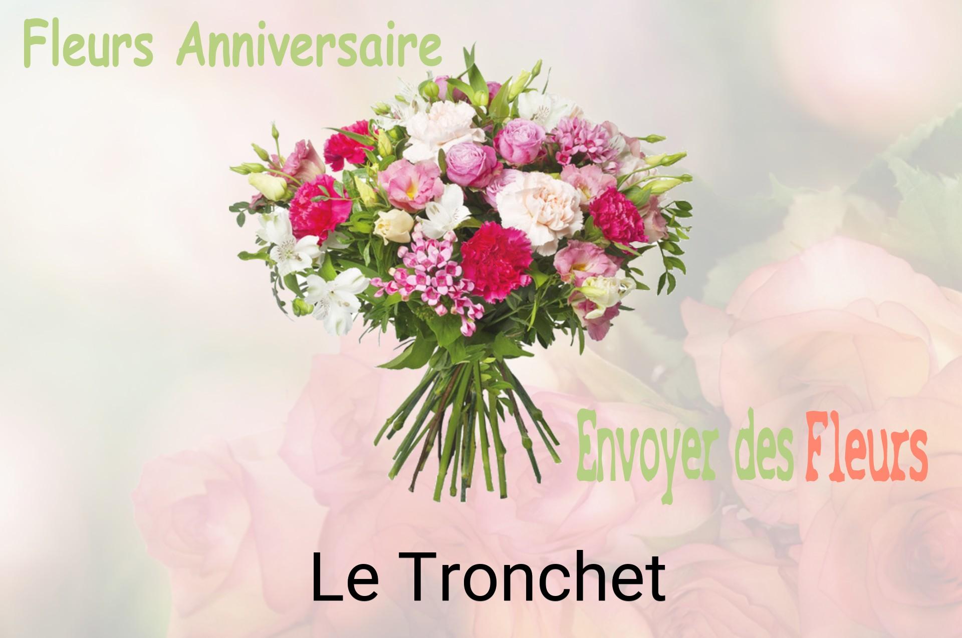 Bouquet de fleurs d’anniversaire livré à Le Tronchet